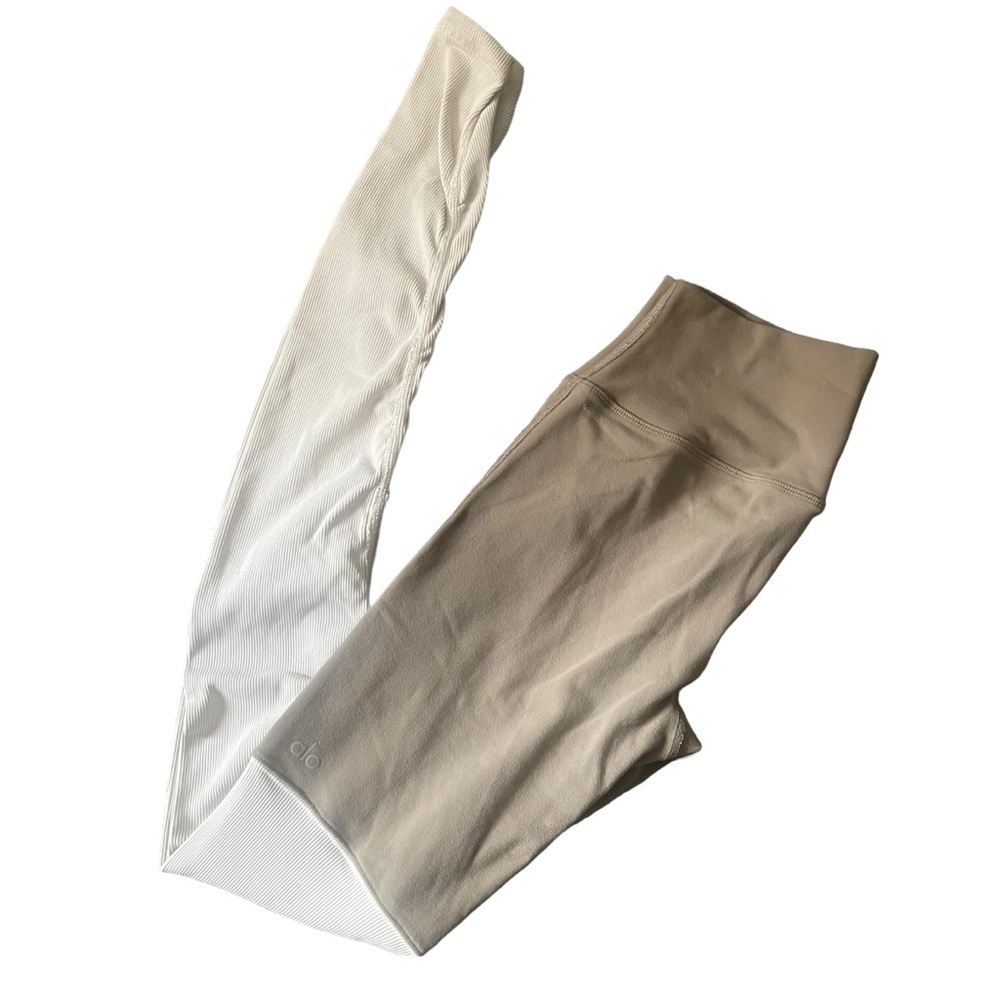 Alo Yoga Goddess Ribbed Leggings Size M - Picture 8 of 10